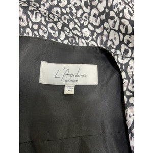 L'Academie 'The Joyce' Black Polyester Mini Dress Size XXS