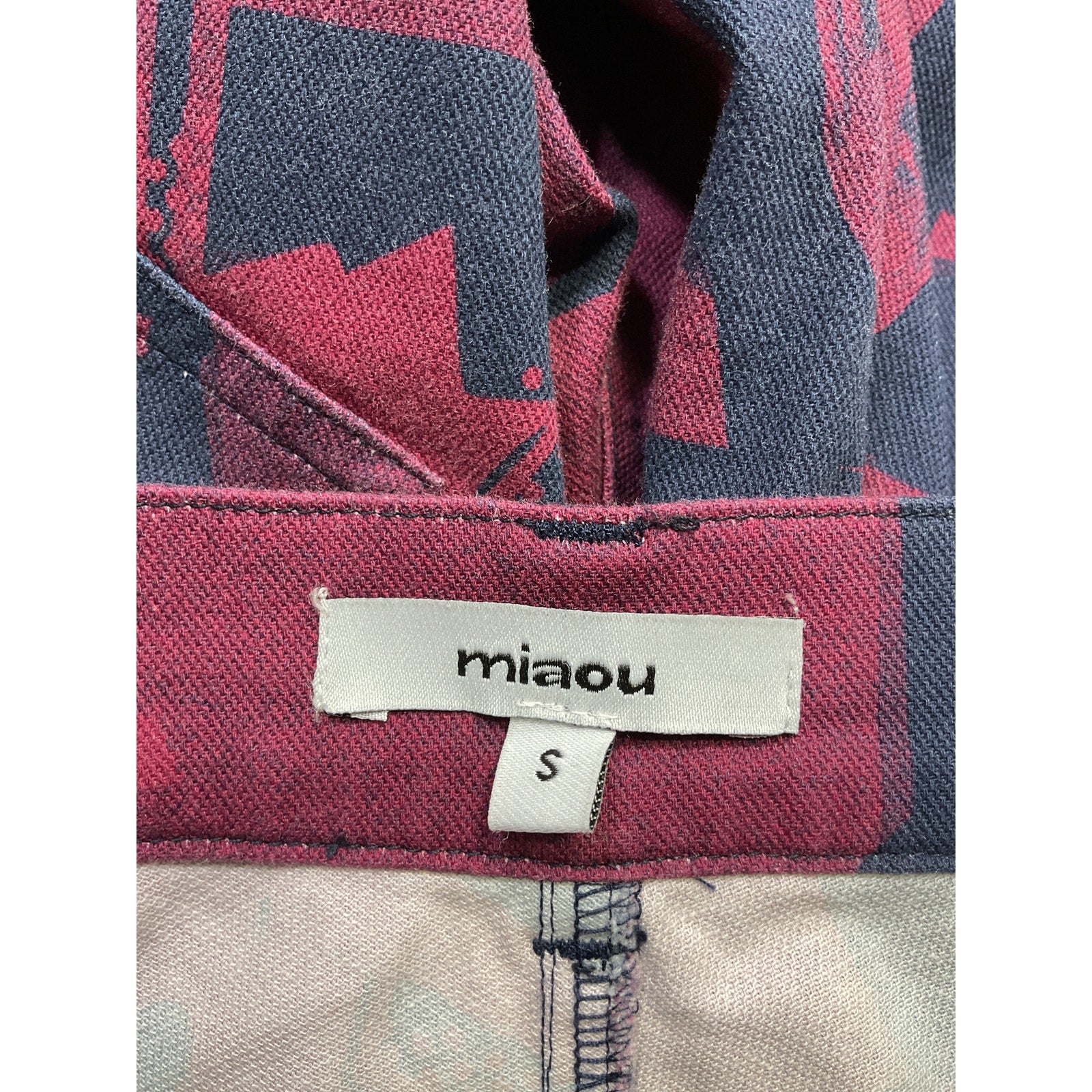 Miaou 'Fargo' Red Pant Size S