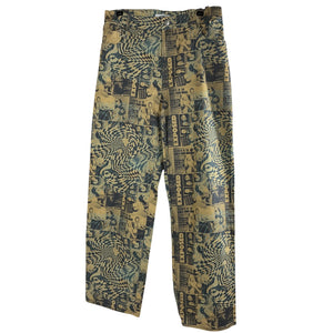 Miaou Graphic Beige Multi Fargo Pants Size L