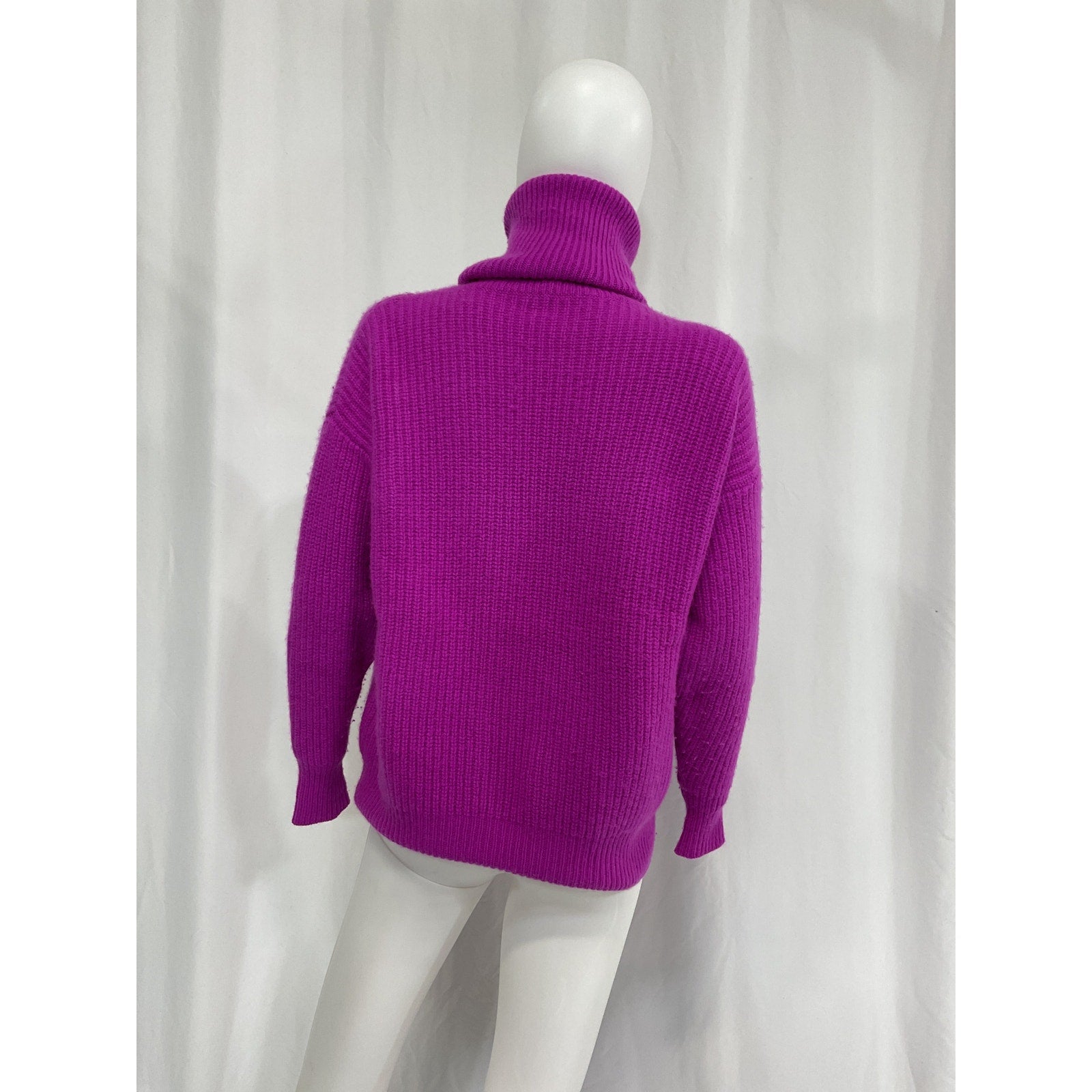 Autumn Cashmere 'Oversized' Pink Turtleneck Size XS