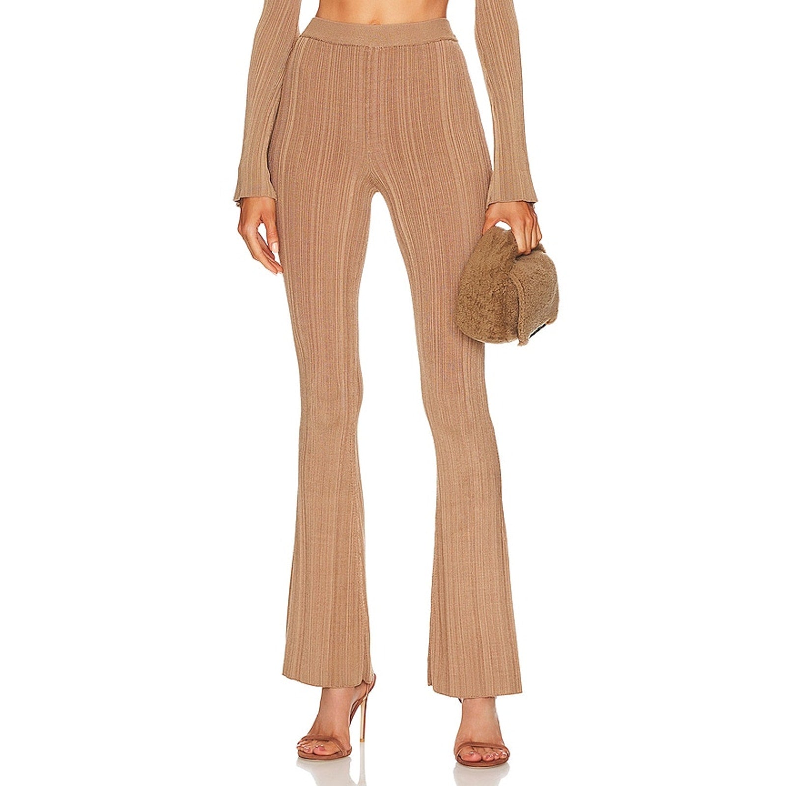 Michael Costello x Revolve 'Kadri' Tan Pant Size XS