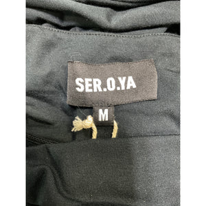Ser.O.Ya 'Sierra' Black Spandex Top Size M