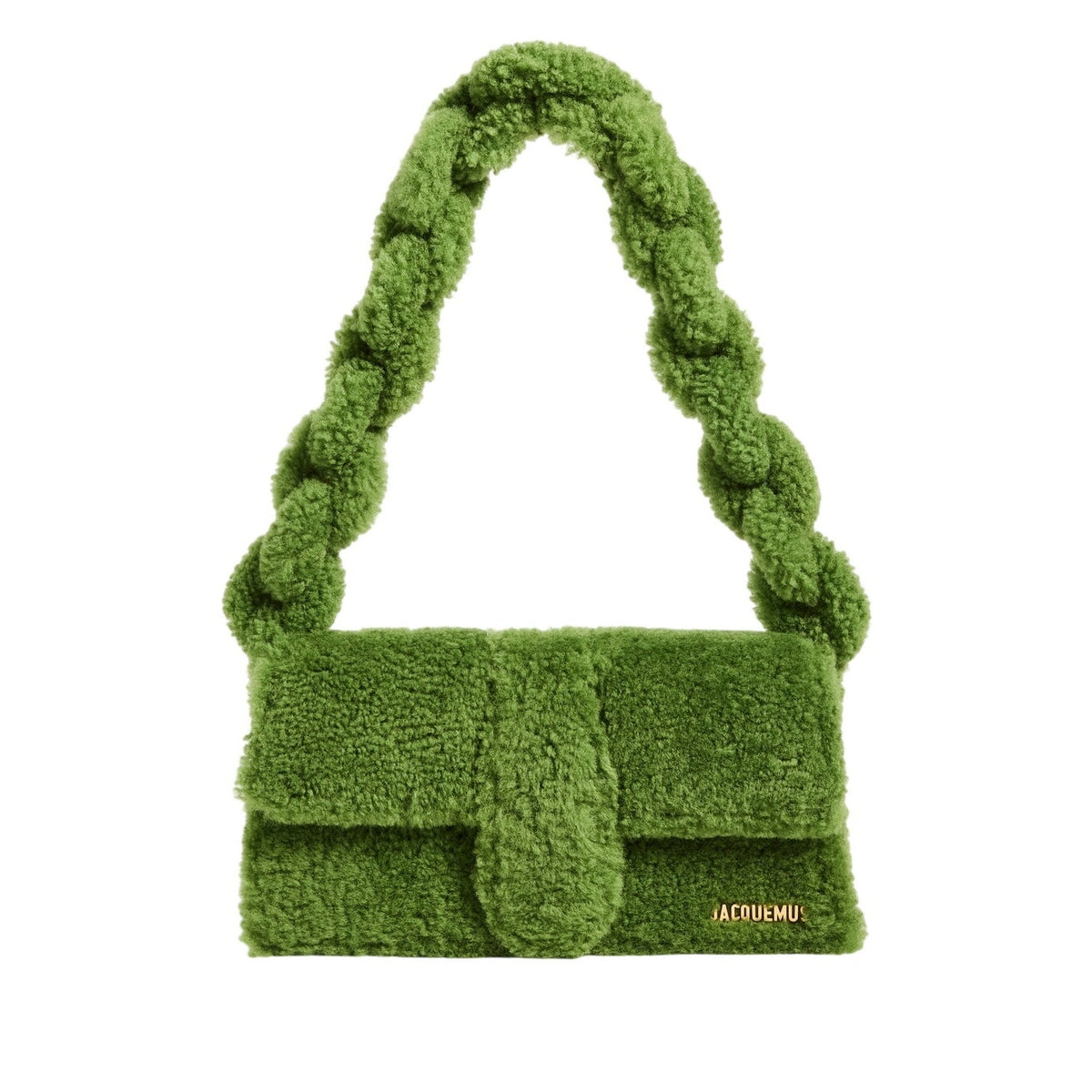 Jacquemus Plush Green Le Bambidou Shoulder Bag