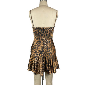 Retrofête Chic Vintage Mixed Animal Kyona Dress Size XS