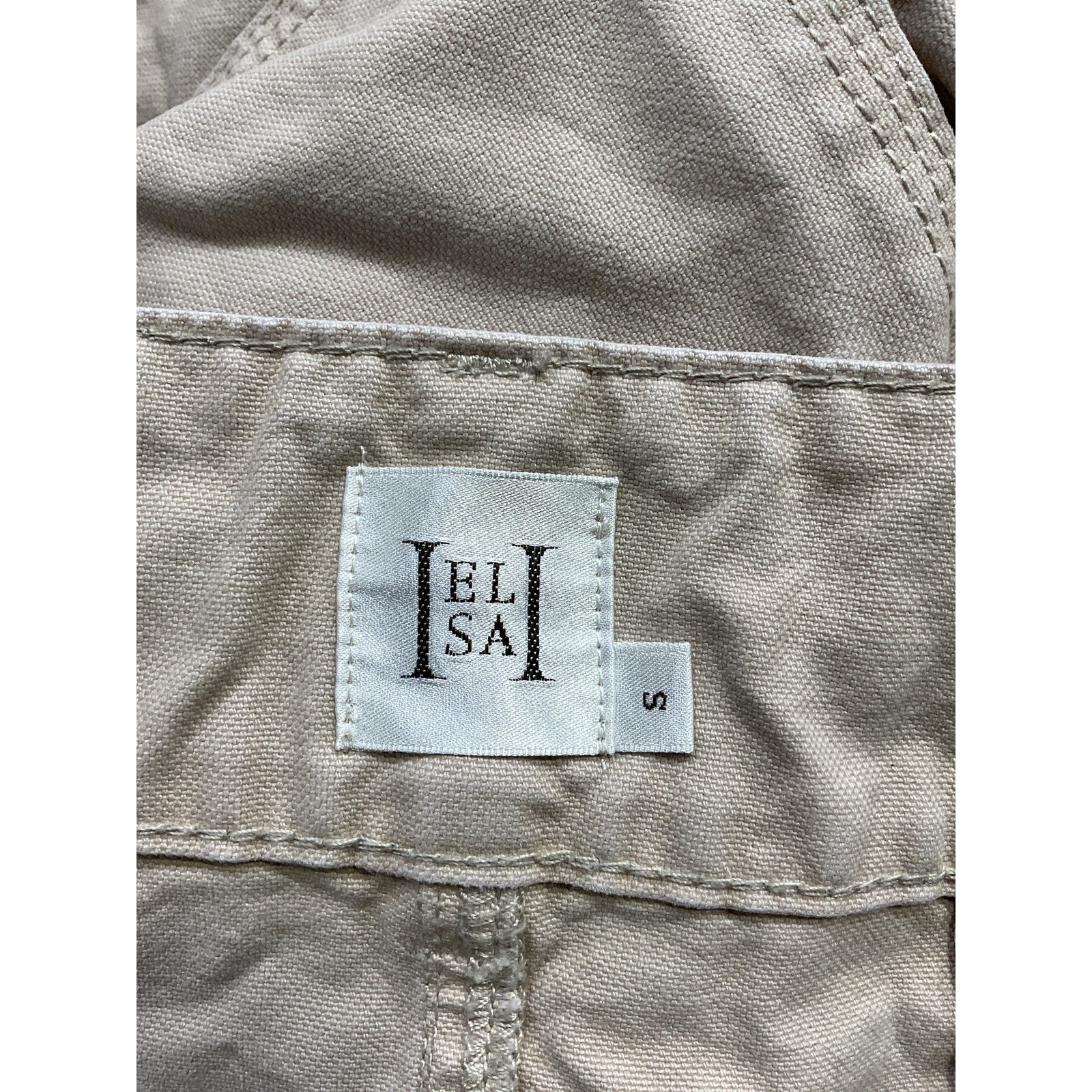 Helsa 'Workwear' Tan Mini Skirt Size S