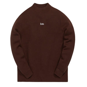 Kith Classic Brown Mockneck Sweater Size L