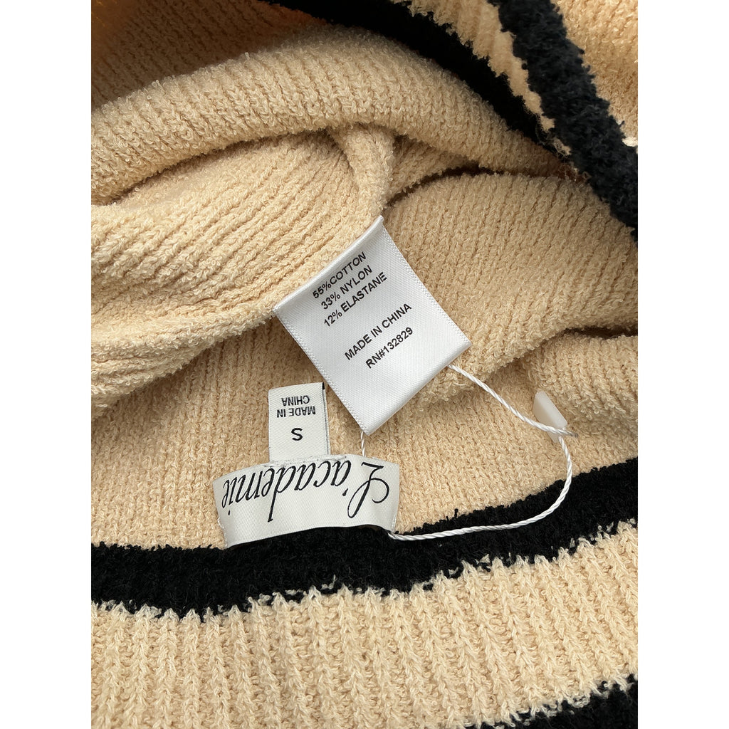 L'Academie 'By Marianna' Beige Cotton Elektra Mini Skirt Size S