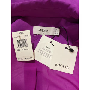 Neiman Marcus Belted Violet Augustine Dress Size 4 NWT
