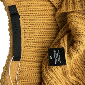 Jenni Kayne Chunky Gold Cabin Sweater Size XS