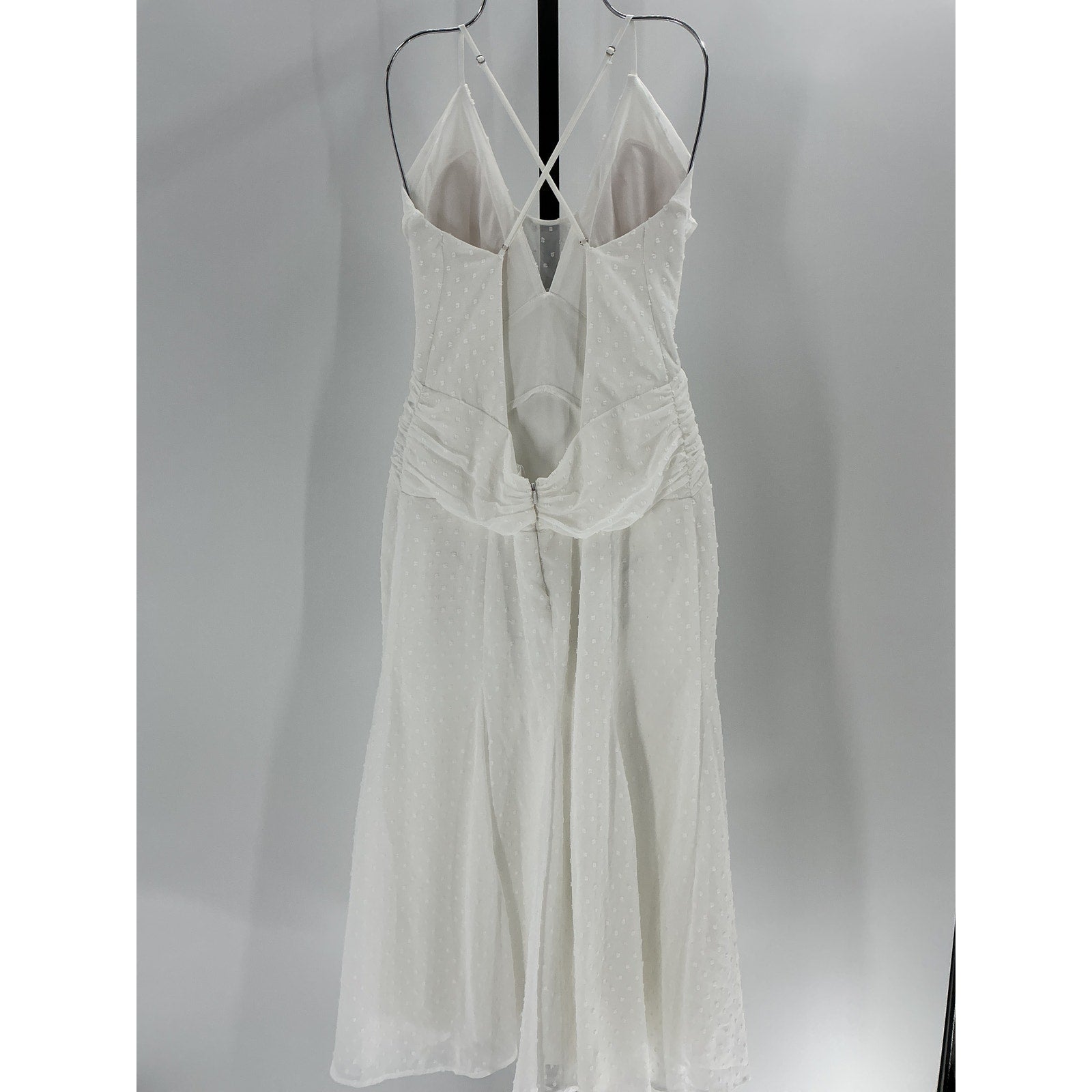 Katie May Show The F White Polyester Up Dress Size M - NWT