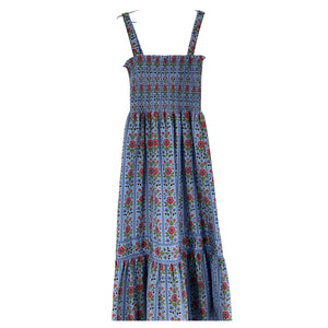 Hill House Home Floral Blue Anjuli Nap Dress Size L