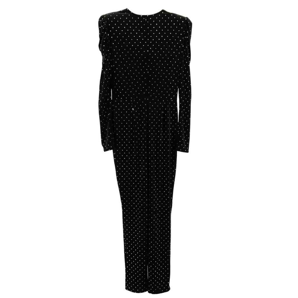 Michael Costello x Revolve 'Lulu' Black Polyester Jumpsuit Size L