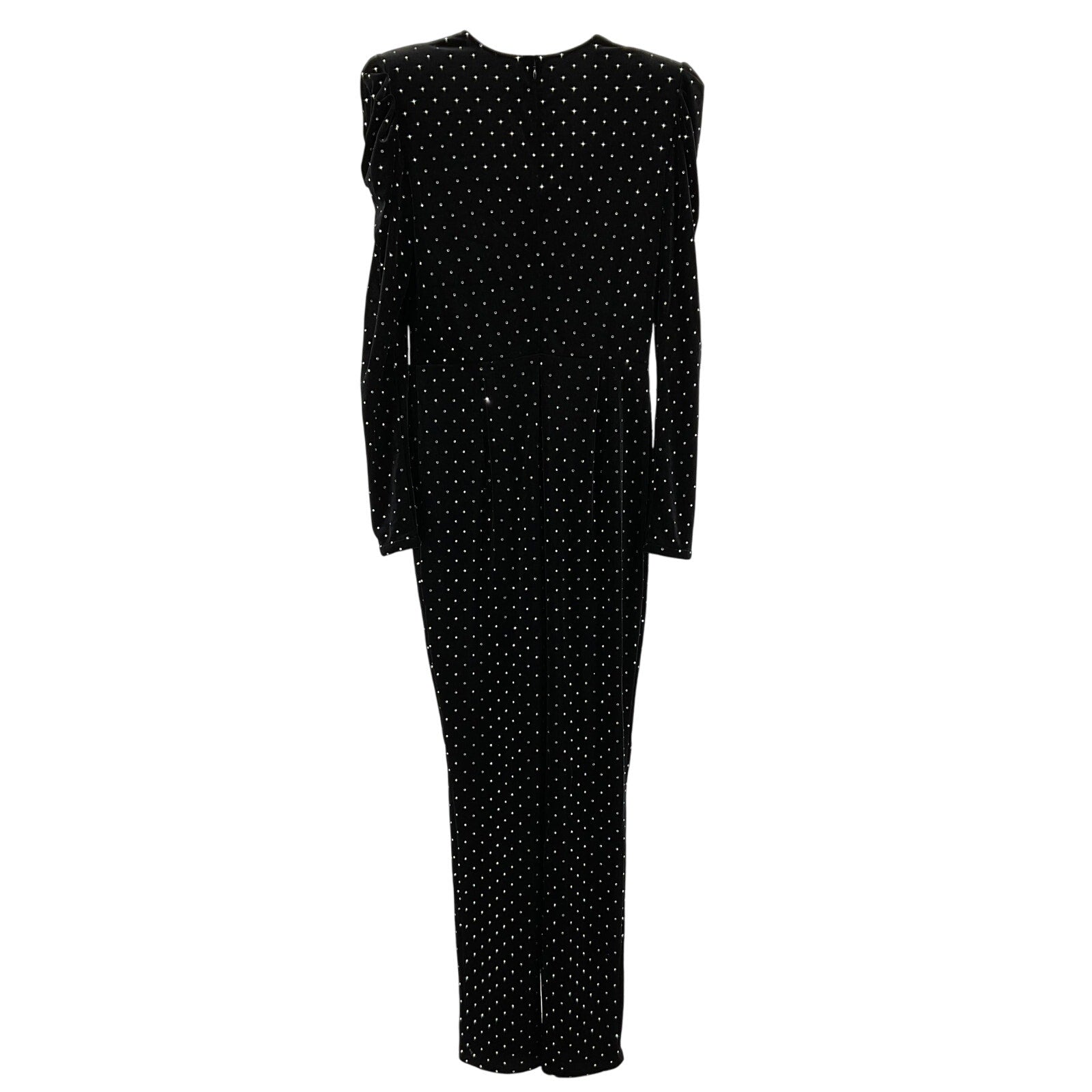 Michael Costello x Revolve 'Lulu' Black Polyester Jumpsuit Size L