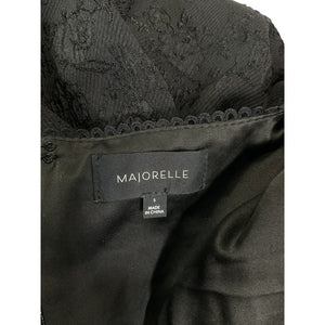 Majorelle Textured Black Tillie Mini Dress Size S