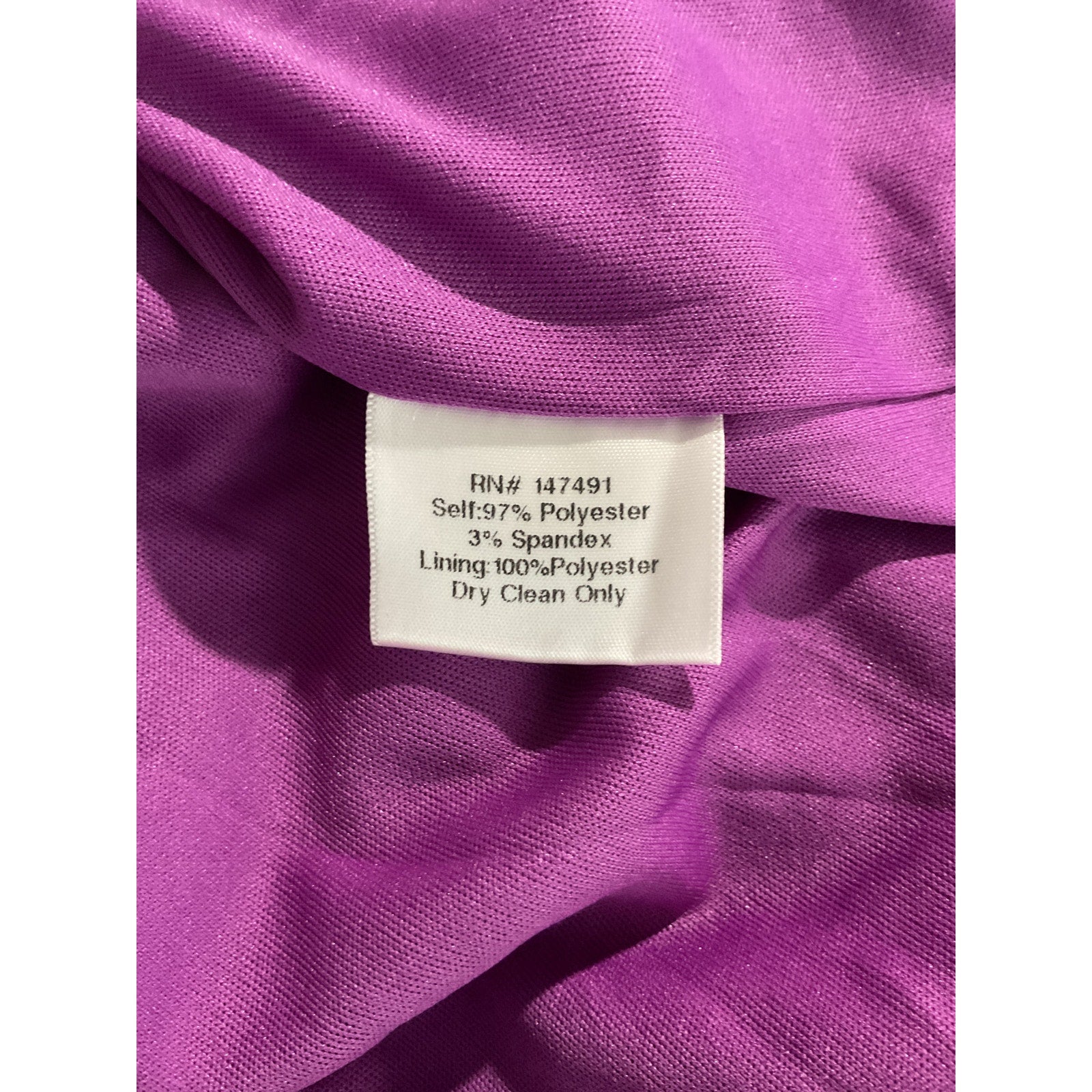 Katie May 'Cairo' Purple Polyester Gown Size M