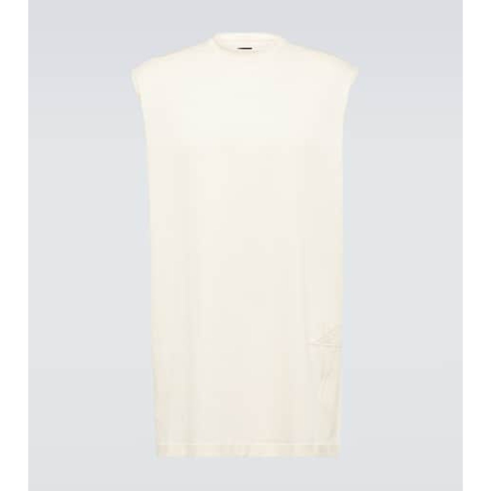 Rick Owens 'Tarp' White Cotton Jersey T-Shirt Size L - NWT