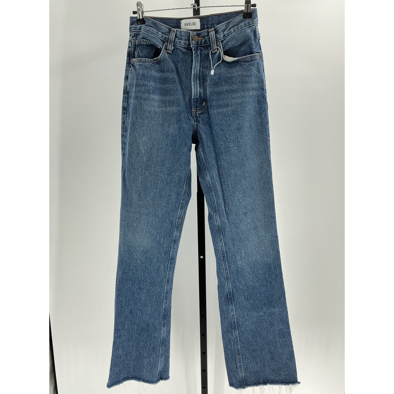 Agolde 'Leena' Blue Cotton Bootcut Jean Size 25