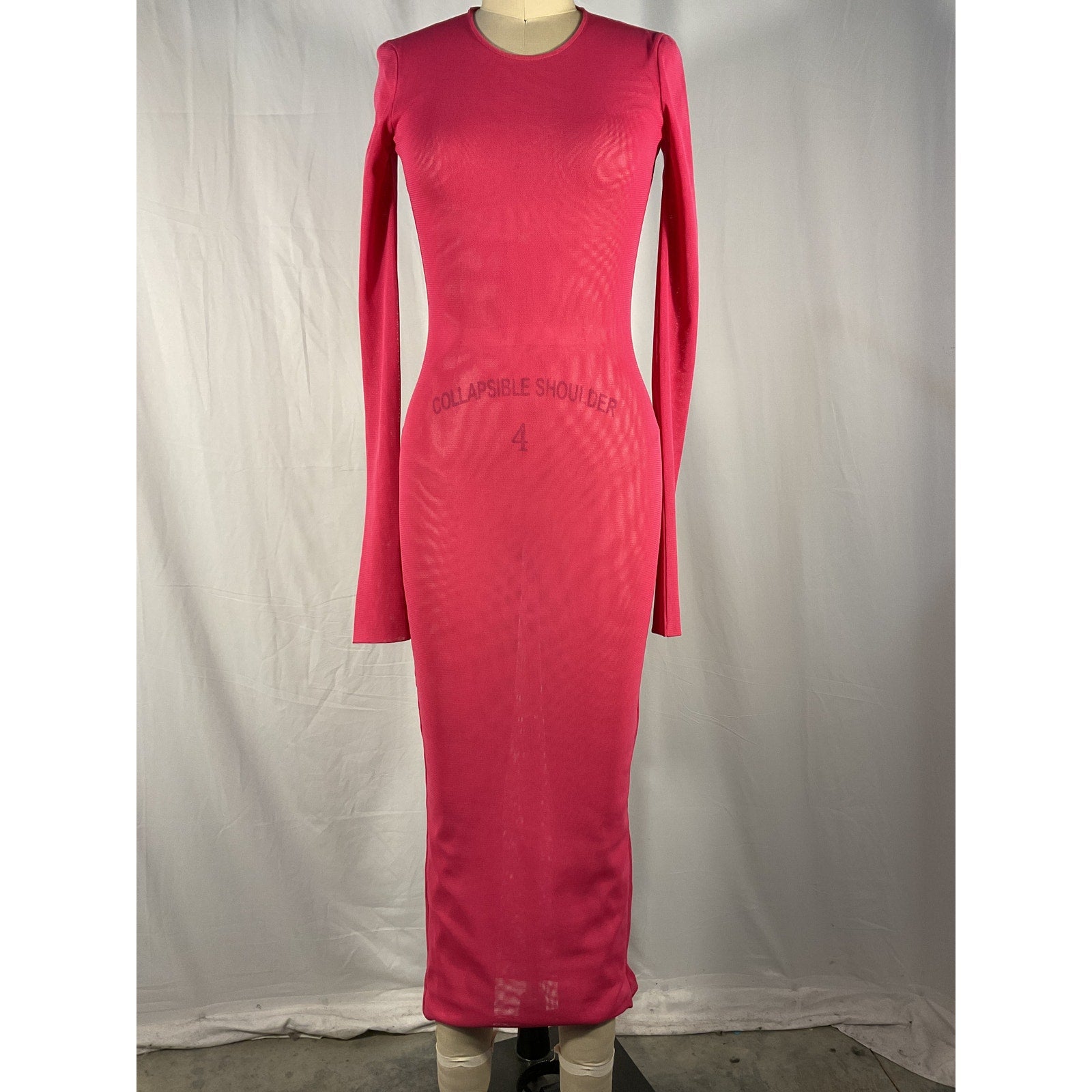 The Andamane 'Ivy' Pink Midi Dress Size XS