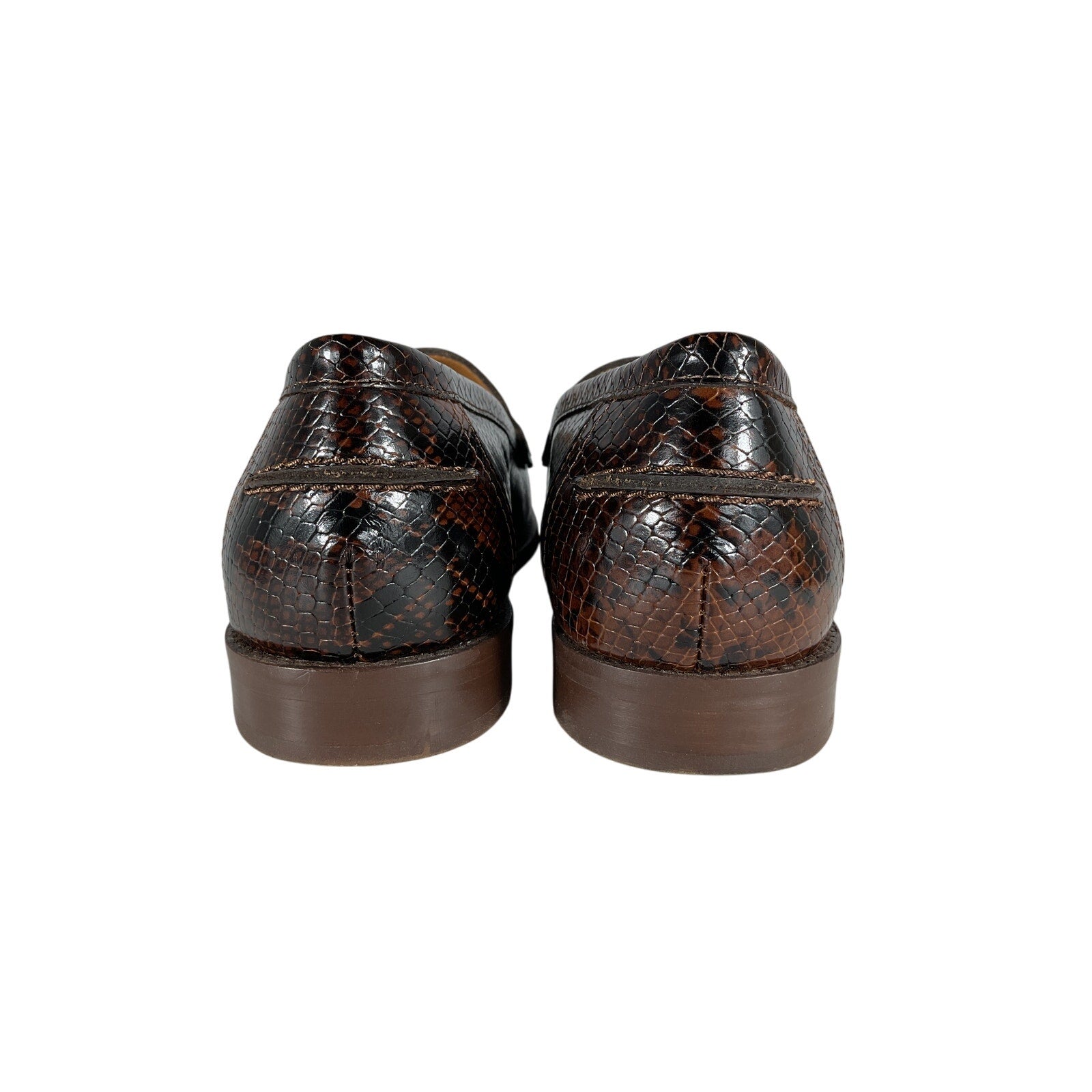 S�zane 'Andr�' Brown Leather Loafers Size 7
