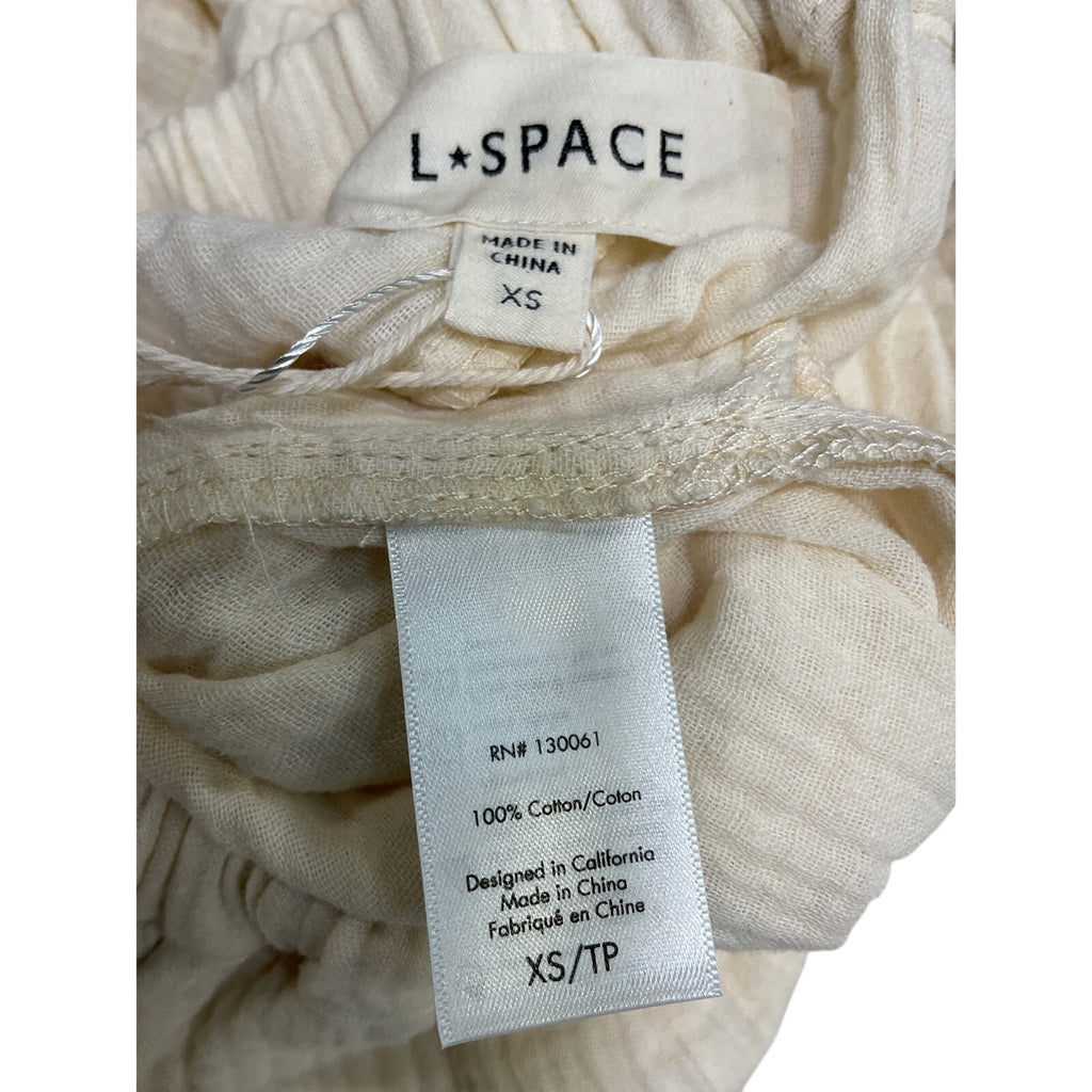 Lspace 'Skipper' Cream Cotton Short Size XS NWT