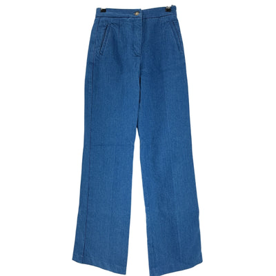 Sézane Tailored Blue Martin Trousers Size 34