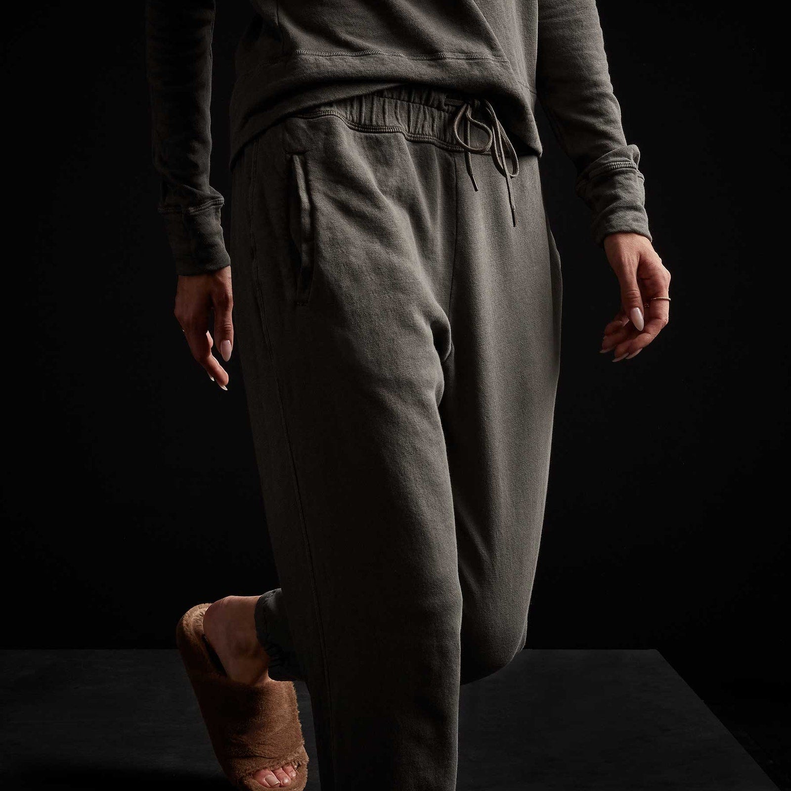 James Perse 'Vintage' Grey French Terry Relaxed Sweatpant Size 0