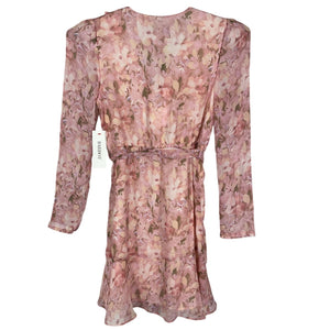 Bardot Junior Floral Gardenia Wrap Dress Size 12 NWT