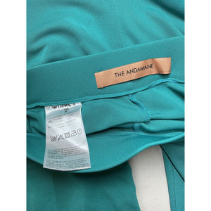 The Andamane Stretch Green Gaia Flare Pants Size 38 EU / US 2