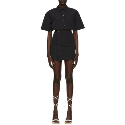 Jacquemus Sleek Black La Robe Arles Short Dress Size 42 FR / 10 US