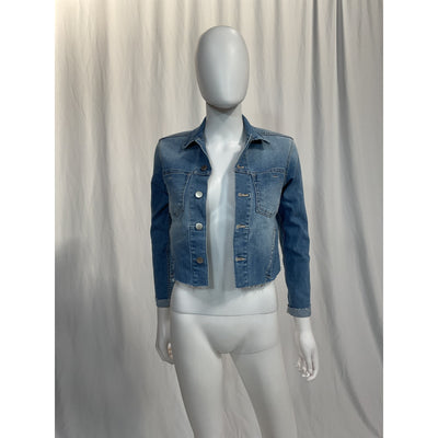 L'Agence 'Janelle' Blue Slim Undone Jacket Size XS