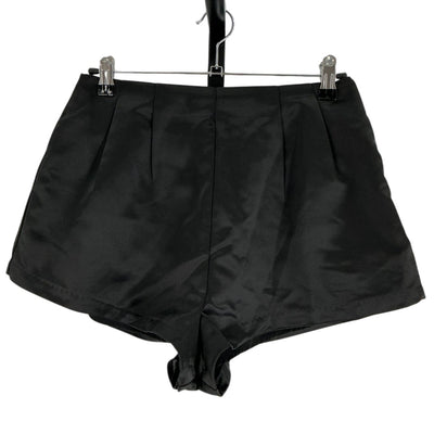 For Love & Lemons Sleek Black Drew Shorts Size S