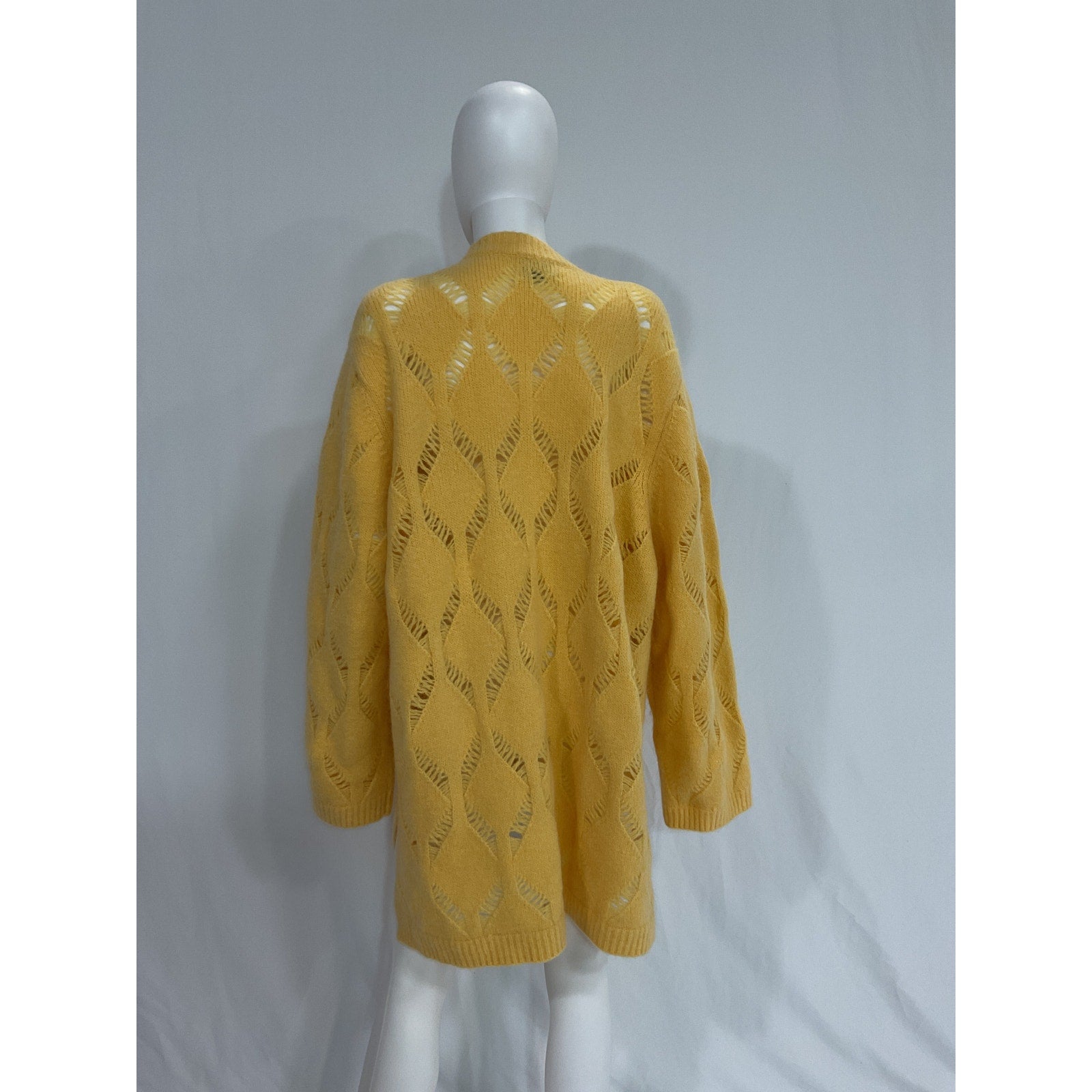 Holzweiler 'Passage' Yellow Diamond Cardigan Size L