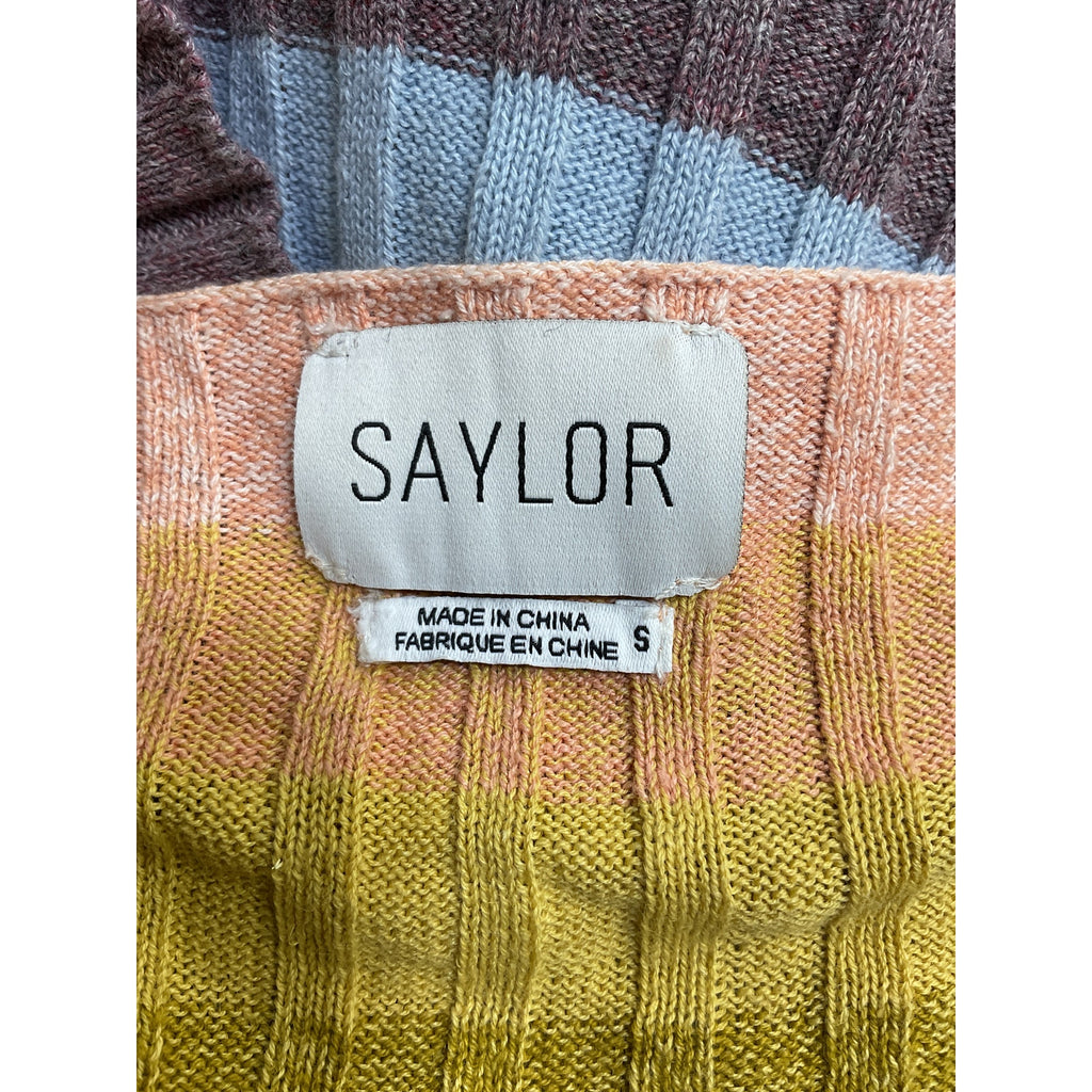 Saylor 'Kiara' Yellow Linen Top & Shorts Set Size S