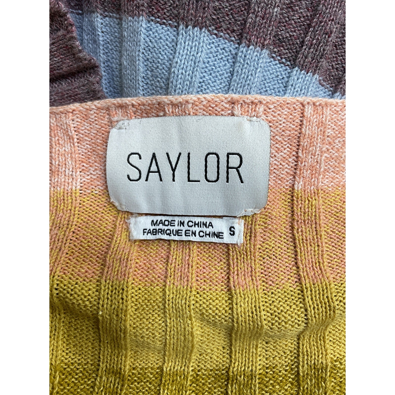 Saylor 'Kiara' Yellow Linen Top & Shorts Set Size S