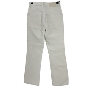 Grlfrnd High Rise Cream Melanie Bootcut Denim Jeans Size 25