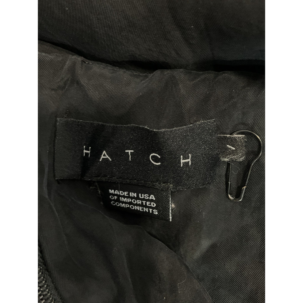 Hatch 'The James' Black Short Sleeve Crew Neck Midi Dress Size 1