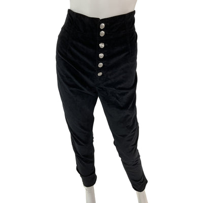 Veronica Beard Sleek Black Debbie High Rise Skinny Denim Jeans Size 31
