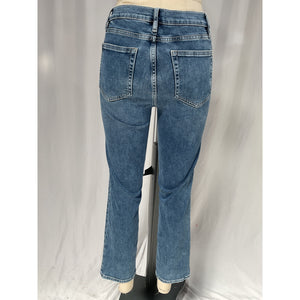 Frame Le High Rise Straight Ankle Denim Jeans Size 27