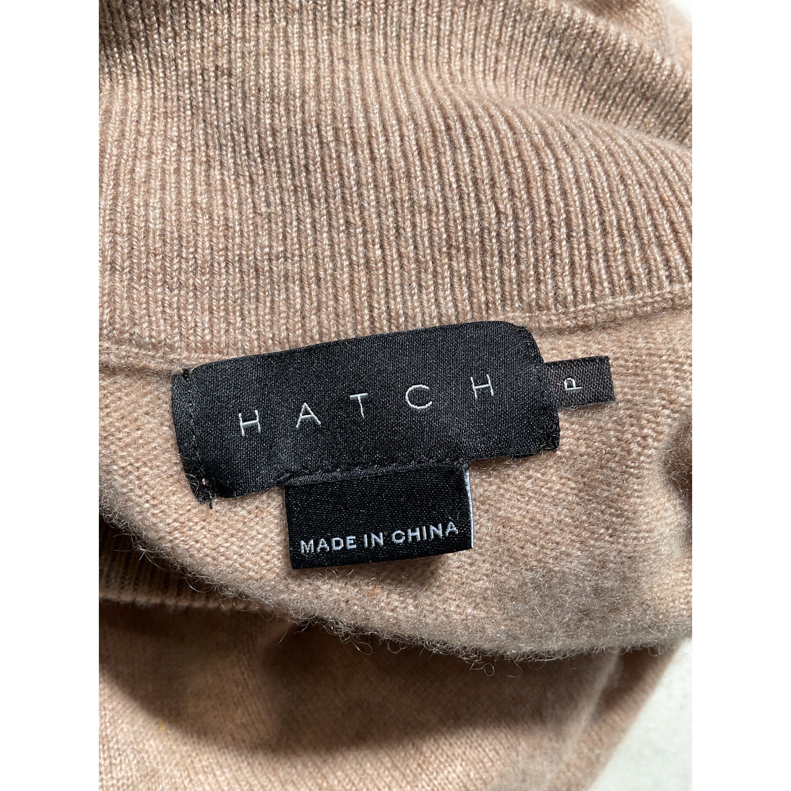Hatch 'The Manon' Tan Cashmere Maternity Dress Size 0
