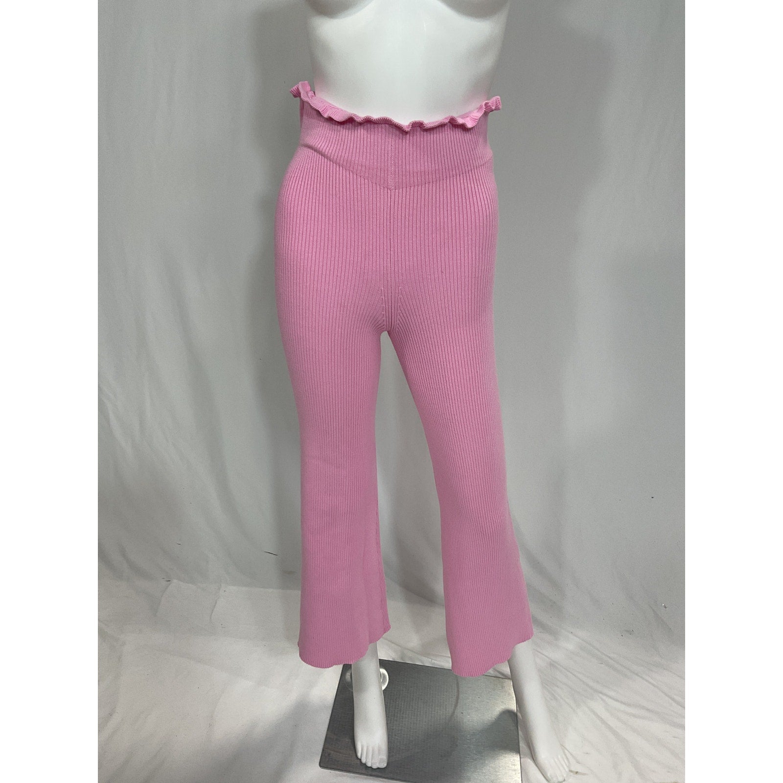 Majorelle Sweetheart Pink Ribbed Pant Size XS