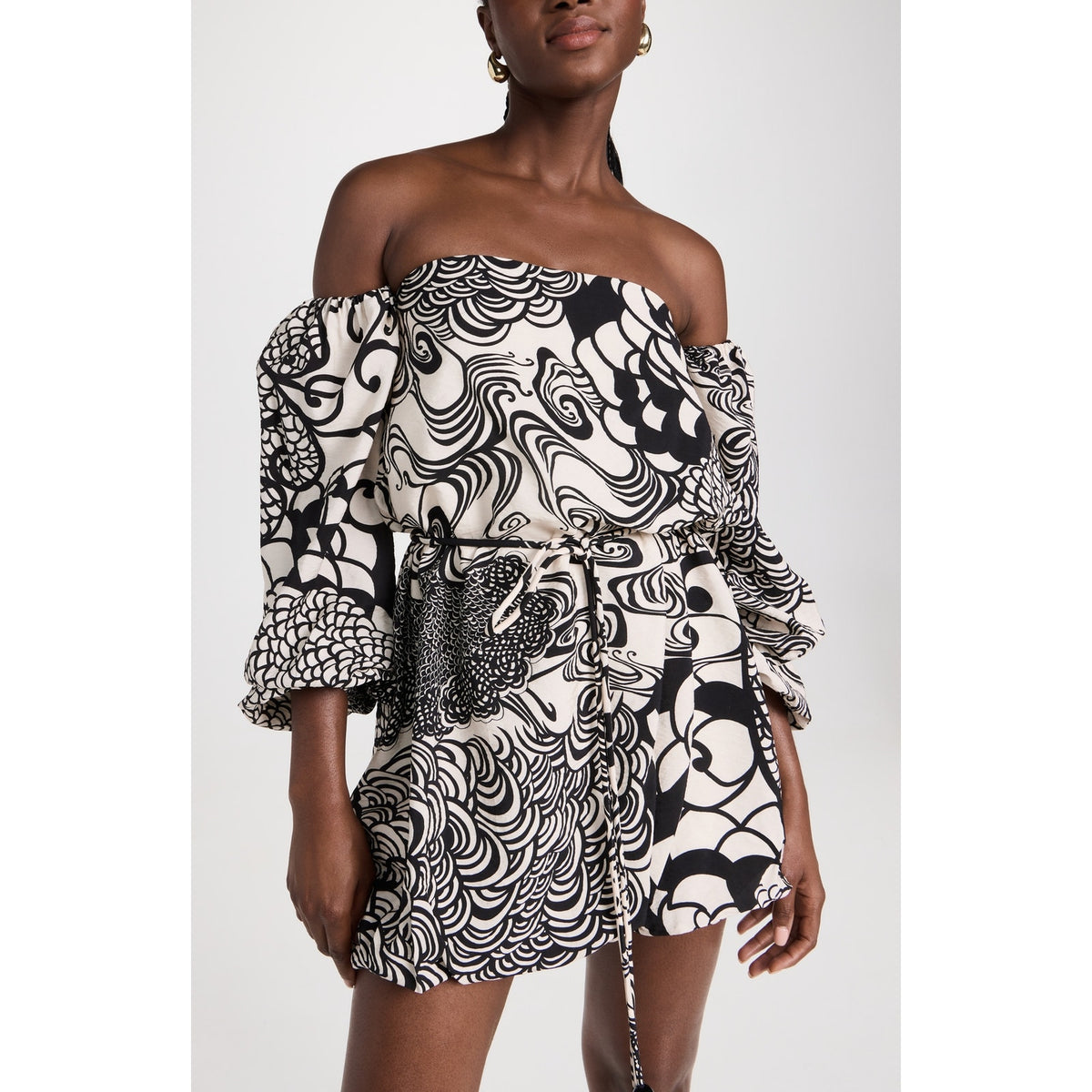 Alexis 'Ellora' Black Viscose Dress Size XXS