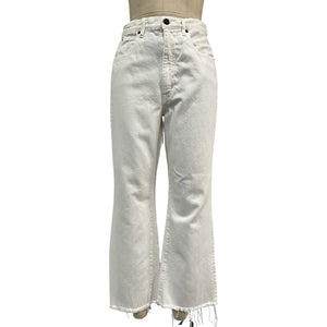 Slvrlake Flared Cream Frankie Denim Jeans Size 29