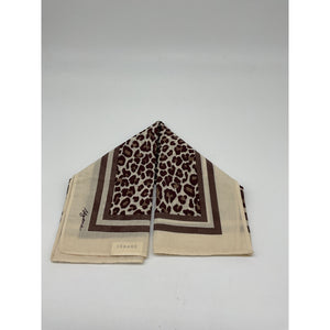 Sézane Brown Cotton Scarf Size OS