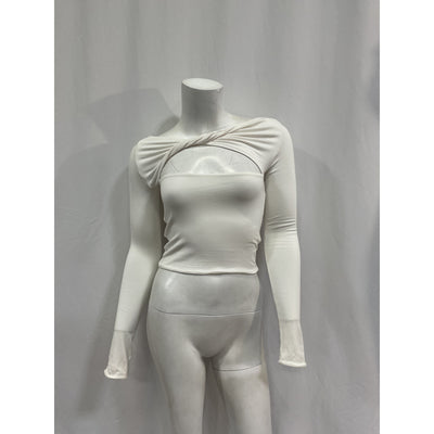 Ser.O.Ya 'Artemis' White Spandex Top Size S
