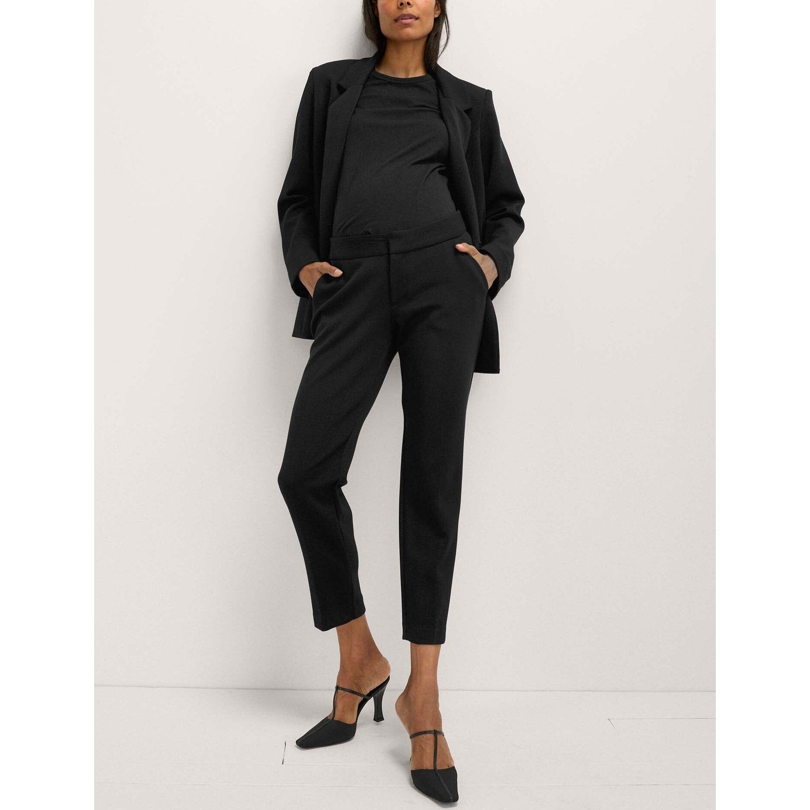 Hatch Stretch Black Nylon Suit Pant Size 1