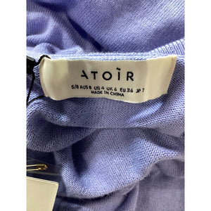 Atoir 'Jed' Blue Mockneck Dress Size S - NWT
