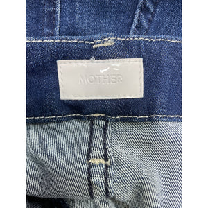 Mother 'The Tied Up Maven' Blue Prep Heel Size 25