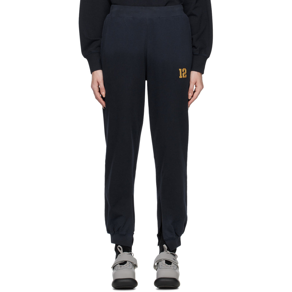 Anine Bing 'Tyler' Navy Lounge Pants Size S