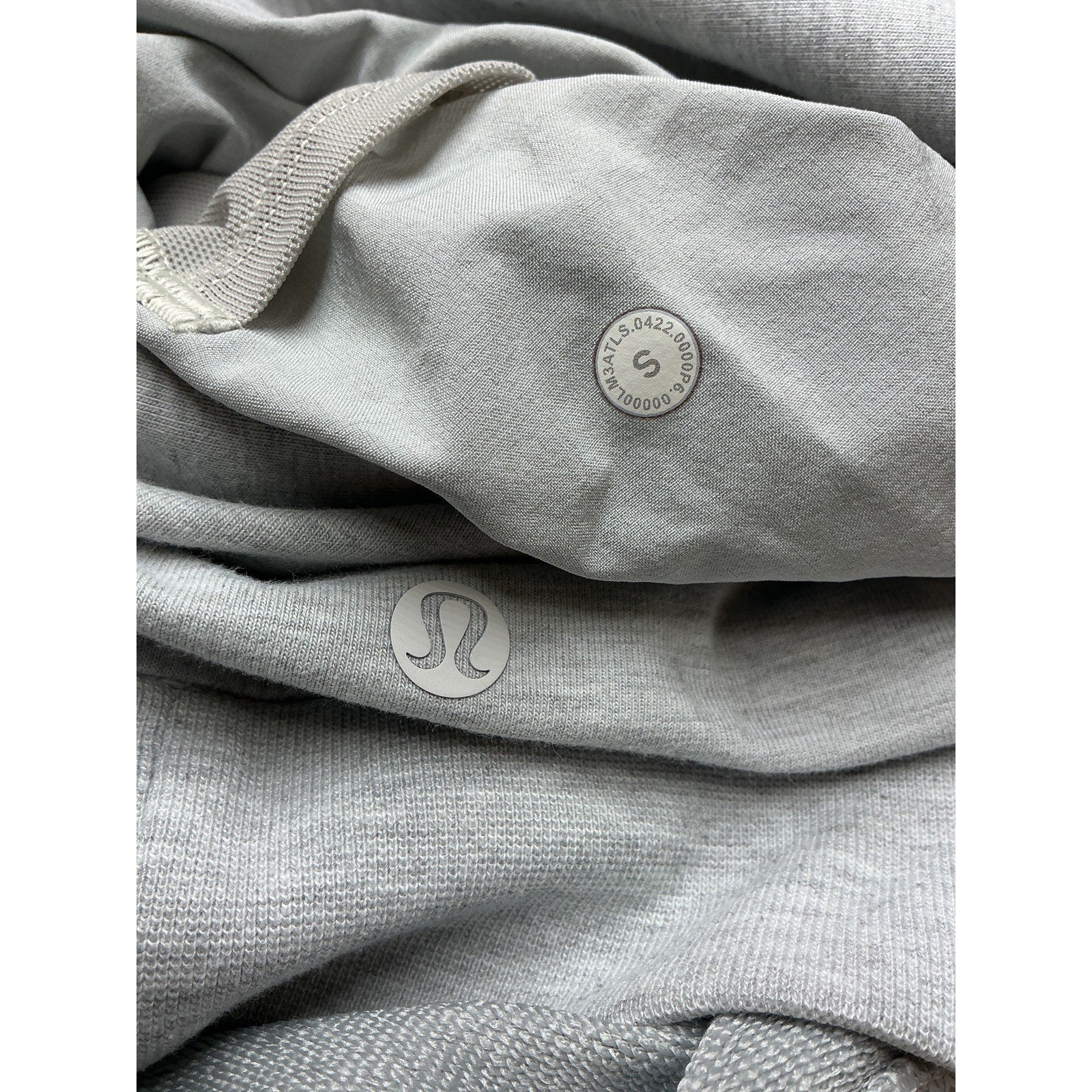 Alo Yoga 'Accolade' Grey Cotton Hoodie Size S