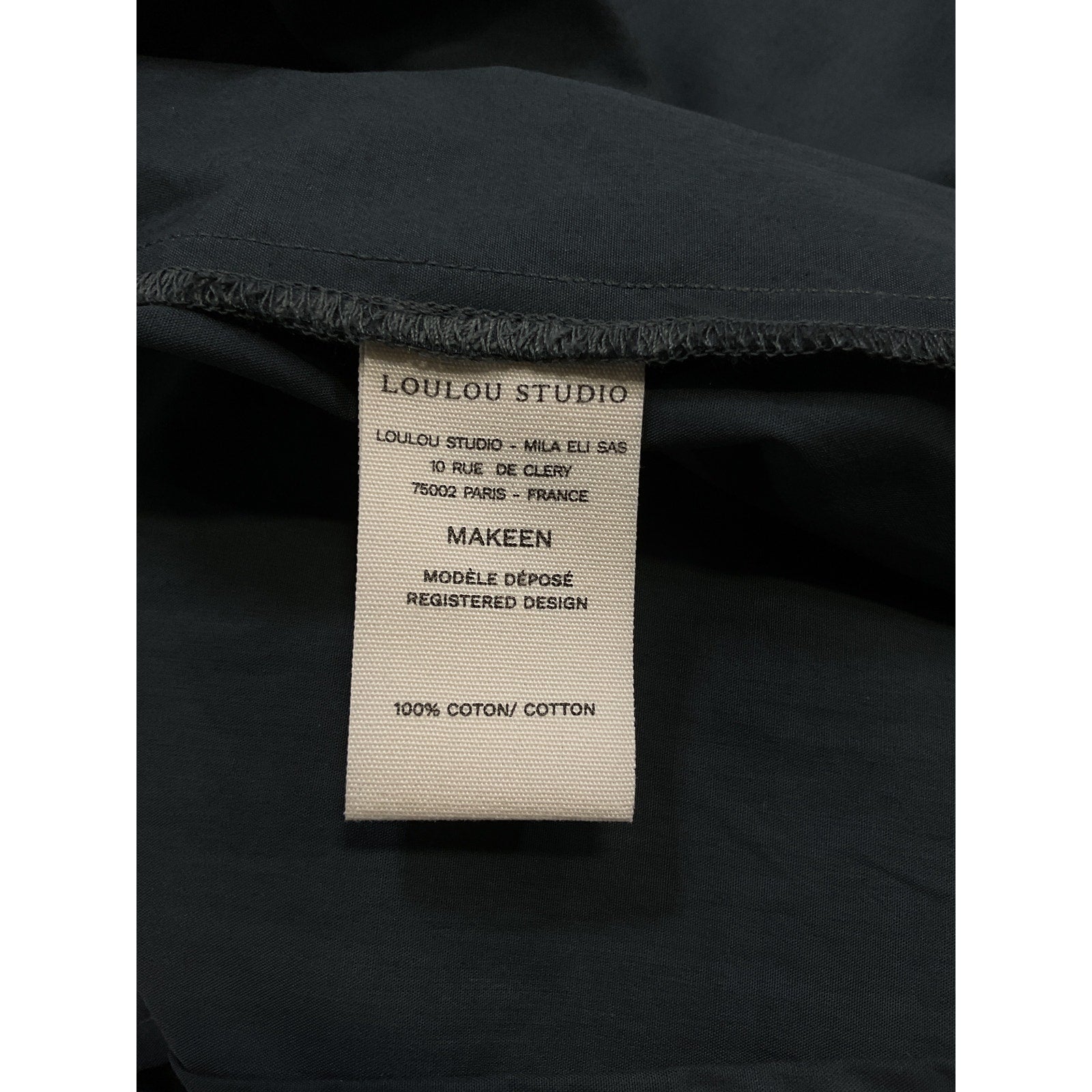 Loulou Studio 'Makeen' Gray Square Neck Midi Dress Size XS